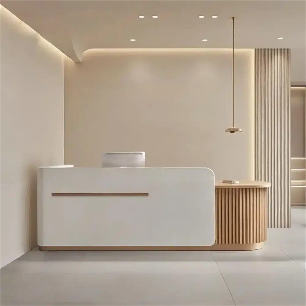 Modern Minimalist Reception Desk