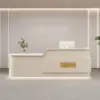 Cream Style Reception Desk - Training Center & Boutique Counter