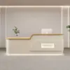 Cream Style Reception Desk - Training Center & Boutique Counter