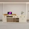 Cream Style Reception Desk - Training Center & Boutique Counter
