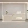 Cream Style Reception Desk - Training Center & Boutique Counter