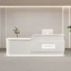 Cream Style Reception Desk - Training Center & Boutique Counter