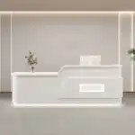 Cream Style Reception Desk - Training Center & Boutique Counter