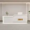 Cream Style Reception Desk - Training Center & Boutique Counter
