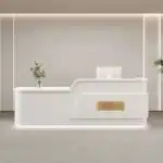 Cream Style Reception Desk - Training Center & Boutique Counter