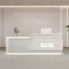 Cream Style Reception Desk - Training Center & Boutique Counter
