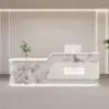 Cream Style Reception Desk - Training Center & Boutique Counter