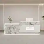 Cream Style Reception Desk - Training Center & Boutique Counter