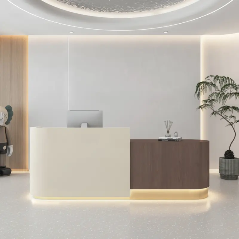 Curved Reception Desks for Beauty Salons & Spas