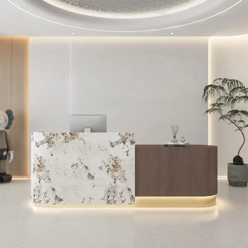 Curved Reception Desks for Beauty Salons & Spas