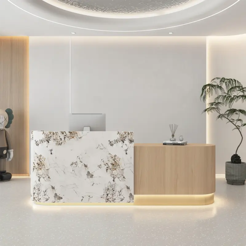 Curved Reception Desks for Beauty Salons & Spas