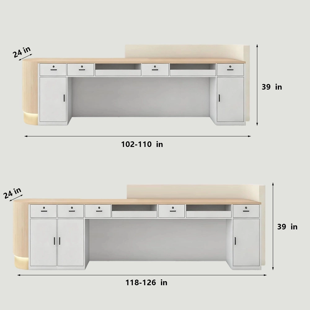 Curved Reception Desks for Beauty Salons & Spas Curved Reception Desks for Beauty Salons & Spas