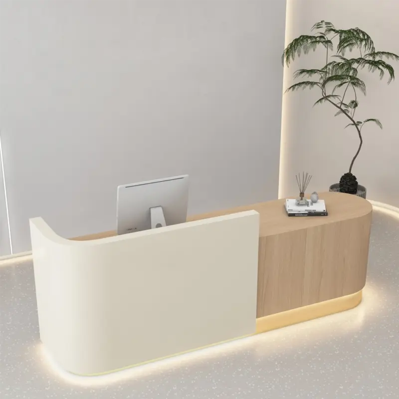 Curved Reception Desks for Beauty Salons & Spas
