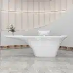 Custom Fiberglass Reception Desk - Boutique & Hotel Counter