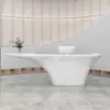 Custom Fiberglass Reception Desk - Boutique & Hotel Counter