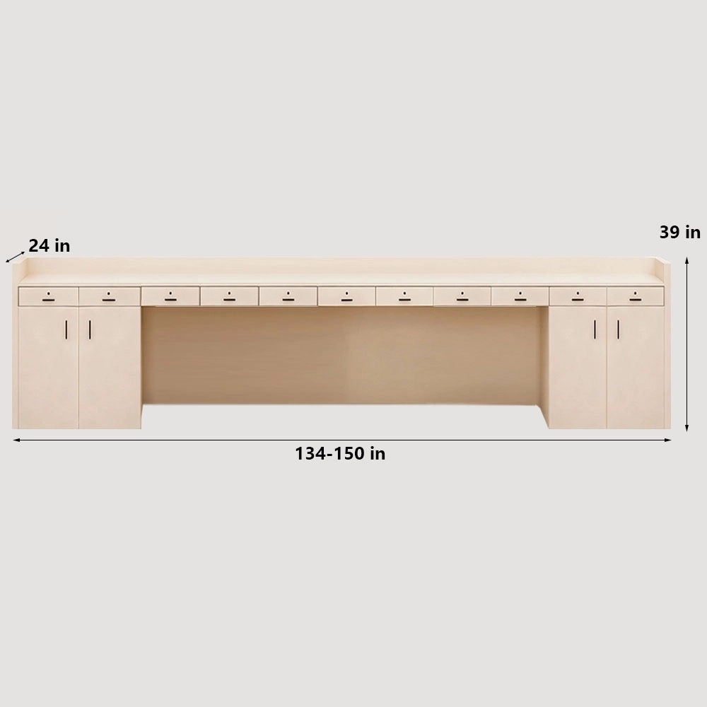 Front Desk Reception Counter for Cashier, Milk Tea & Nail Salons - Customizable Designs Front Desk Reception Counter for Cashier, Milk Tea & Nail Salons - Customizable Designs