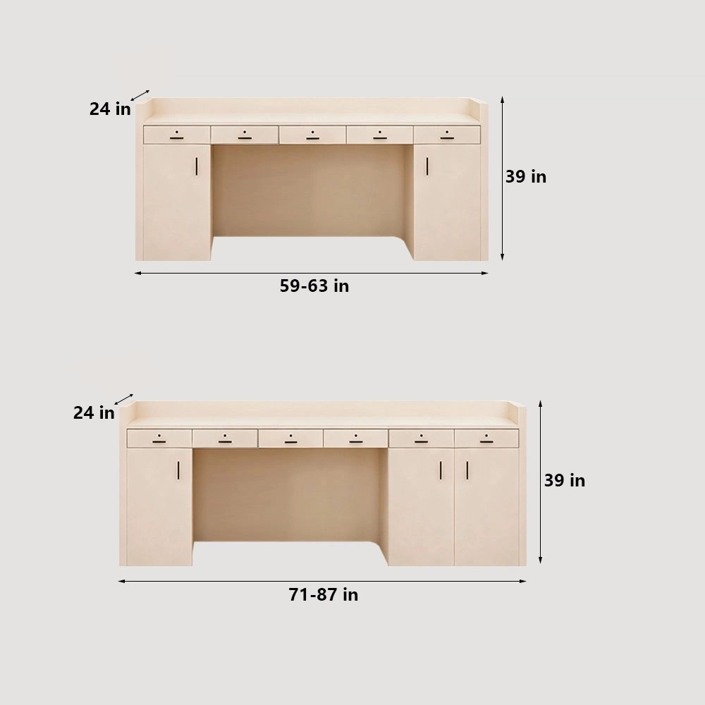 Front Desk Reception Counter for Cashier, Milk Tea & Nail Salons - Customizable Designs Front Desk Reception Counter for Cashier, Milk Tea & Nail Salons - Customizable Designs
