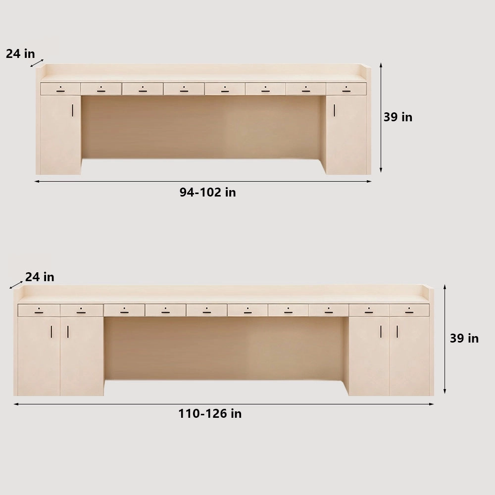 Front Desk Reception Counter for Cashier, Milk Tea & Nail Salons - Customizable Designs Front Desk Reception Counter for Cashier, Milk Tea & Nail Salons - Customizable Designs