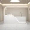 High-Gloss Lacquer Reception Desks