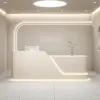 High-Gloss Lacquer Reception Desks