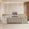 Luxury Cream Reception Desk -  Dance Studio & Boutique Counter