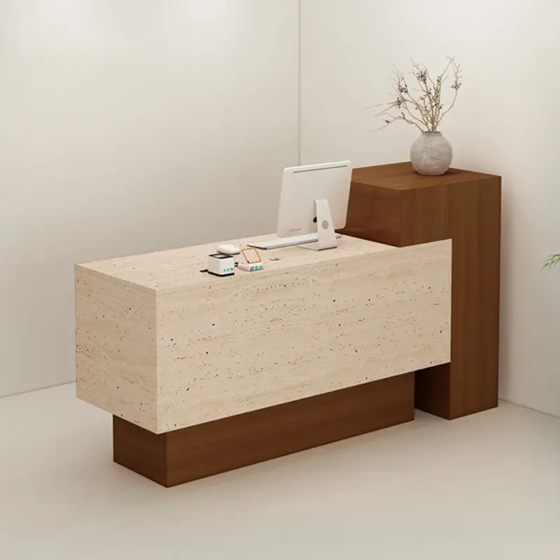Modern Boutique Counter - Women's Store & Salon Reception Desk