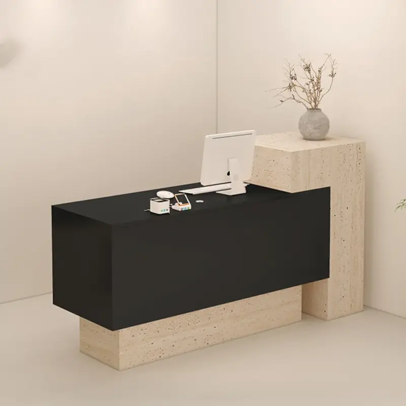 Modern Boutique Counter - Women's Store & Salon Reception Desk
