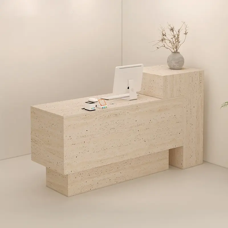 Modern Boutique Counter - Women's Store & Salon Reception Desk