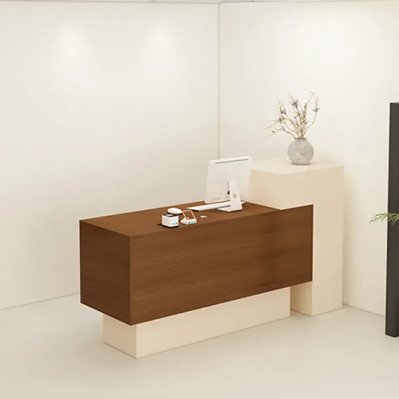 Modern Boutique Counter - Women's Store & Salon Reception Desk
