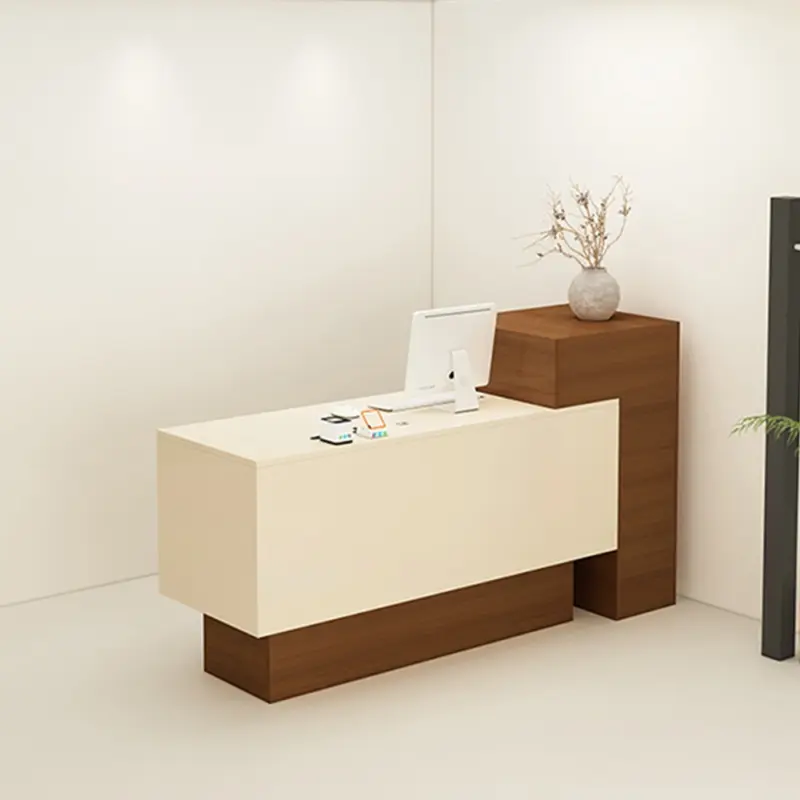 Modern Boutique Counter - Women's Store & Salon Reception Desk