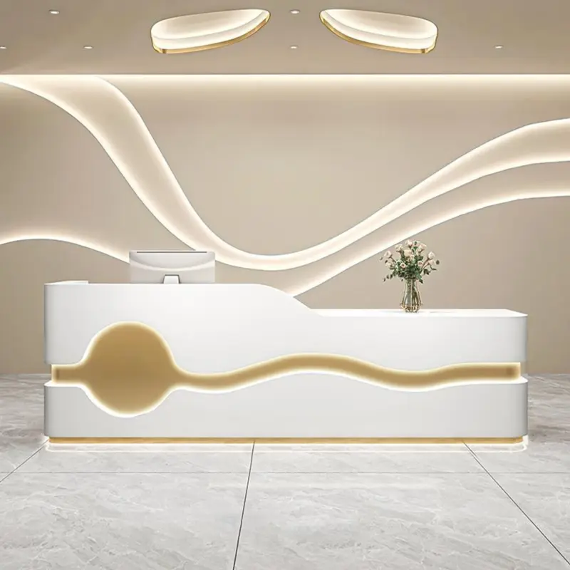 Modern & Luxurious Reception Desks for Beauty Salons and Aesthetic Clinics