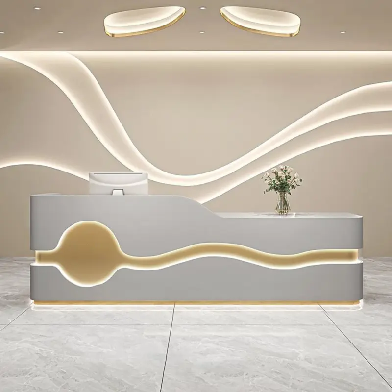 Modern & Luxurious Reception Desks for Beauty Salons and Aesthetic Clinics