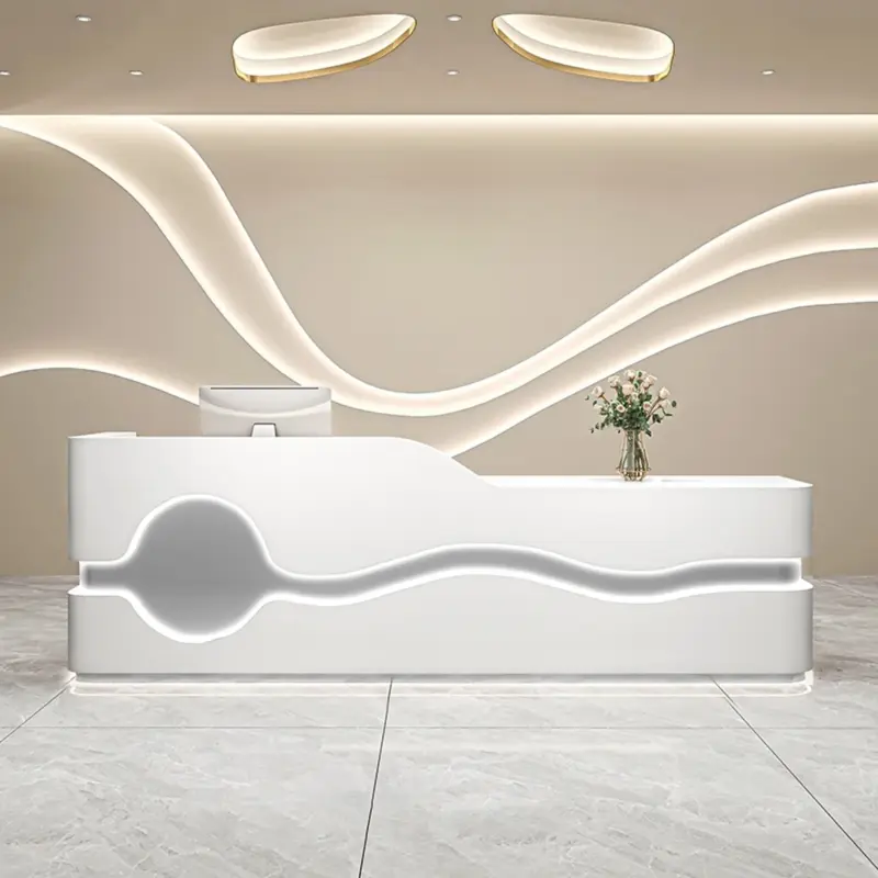 Modern & Luxurious Reception Desks for Beauty Salons and Aesthetic Clinics