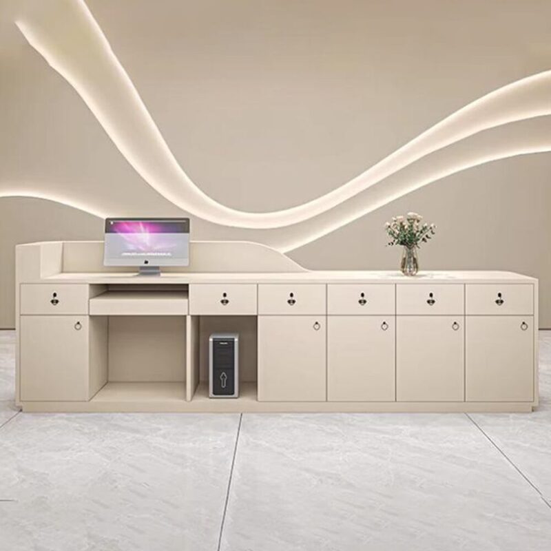 Modern & Luxurious Reception Desks for Beauty Salons and Aesthetic Clinics