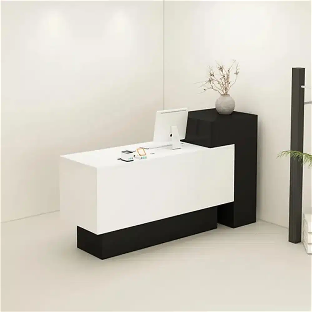 Modern Boutique Counter - Women's Store & Salon Reception Desk