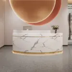 Premium Curved Reception Desks For Dental Clinics &Beauty Salons