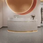 Premium Curved Reception Desks For Dental Clinics &Beauty Salons