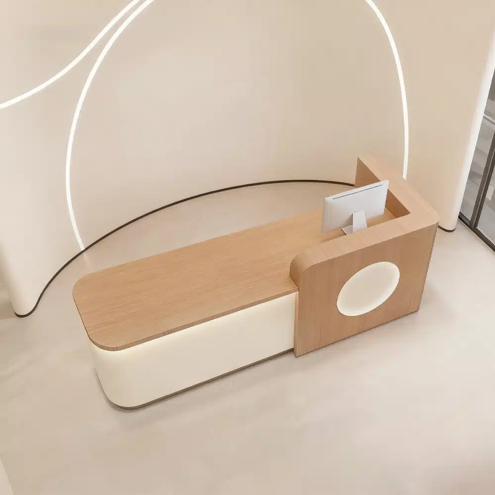 Luxury Compact Counter - Modern Boutique & Convenience Store Desk