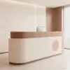 Luxury Cream Reception Desk -  Dance Studio & Boutique Counter