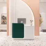 Professional Reception Counter- Small Front Desk For Office and Retail Reception Area