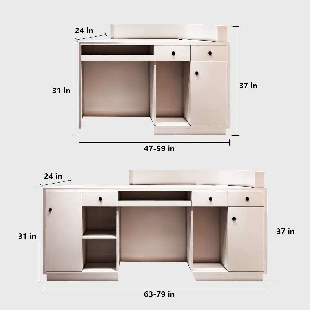 Premium Curved Reception Desks for Dental Clinics &Beauty Salons Premium Curved Reception Desks for Dental Clinics &Beauty Salons