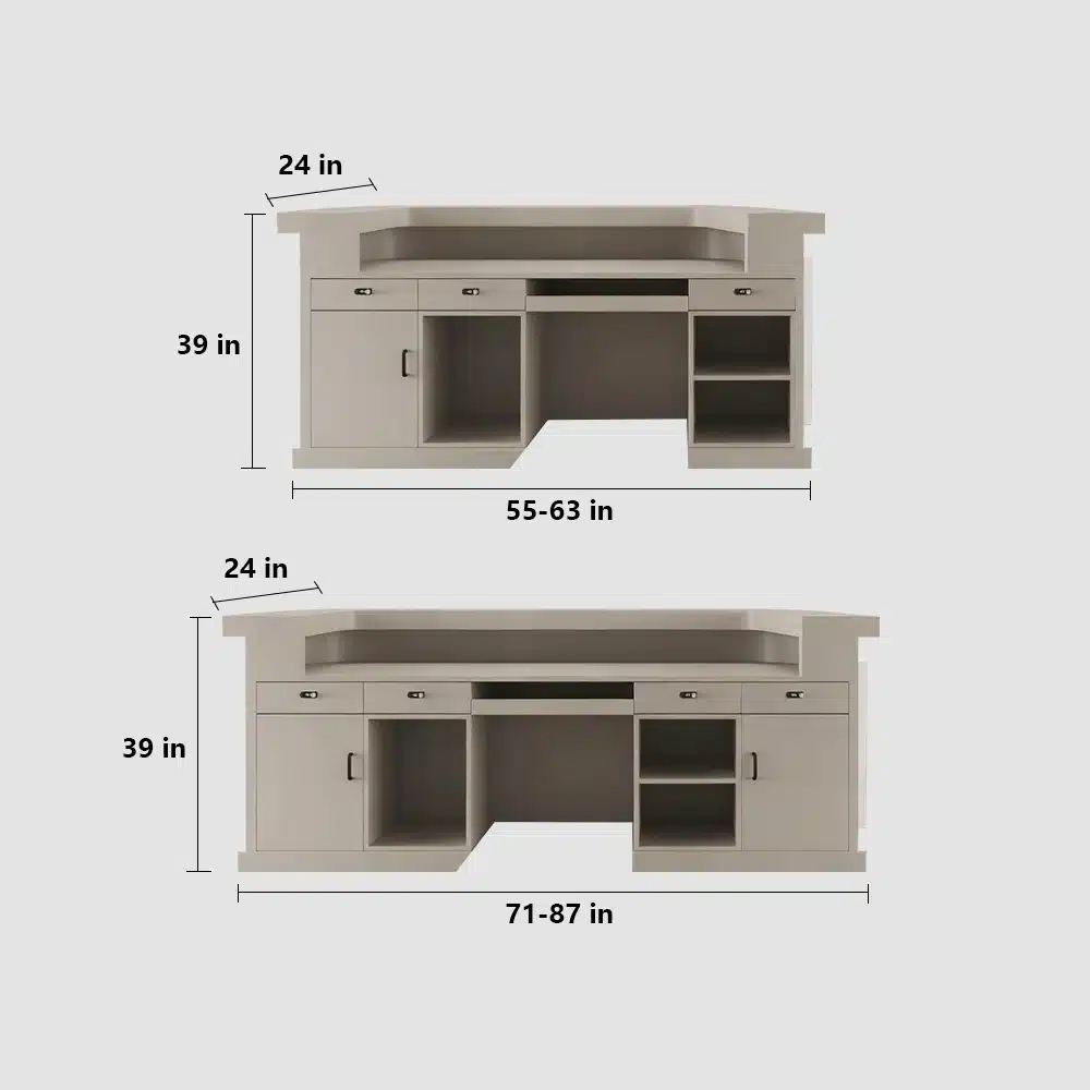 Salon Reception Counters & Corporate Office Front Desks Salon Reception Counters & Corporate Office Front Desks