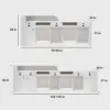 Modern Office Reception Desk in Premium White Lacquer Modern Office Reception Desk in Premium White Lacquer
