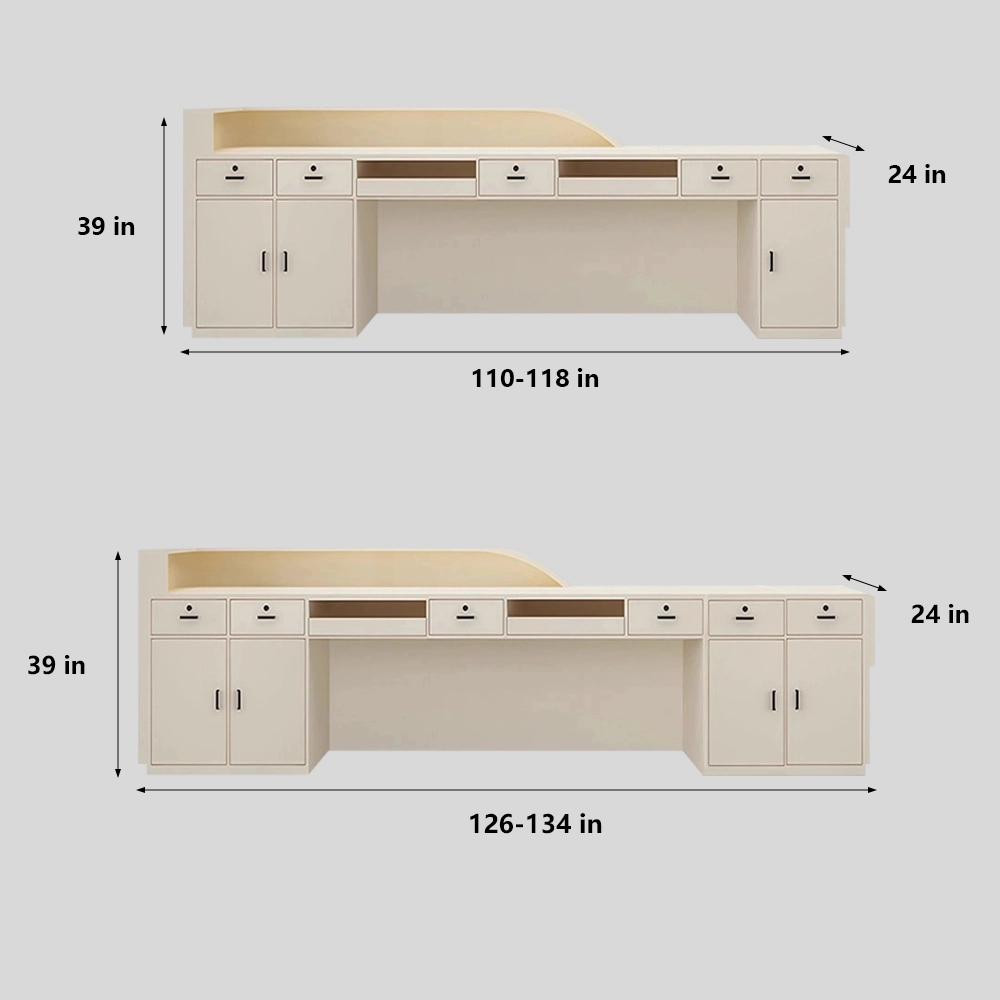 Beauty Salon Reception Desks & Front Desk Counters