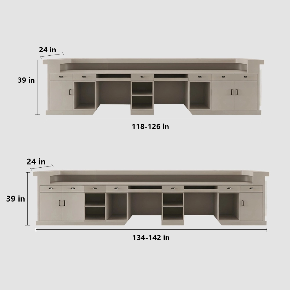 Salon Reception Counters & Corporate Office Front Desks
