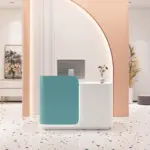 Professional Reception Counter- Small Front Desk For Office and Retail Reception Area