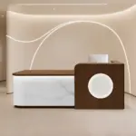 Luxury Compact Counter - Modern Boutique & Convenience Store Desk