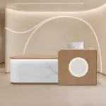 Luxury Compact Counter - Modern Boutique & Convenience Store Desk