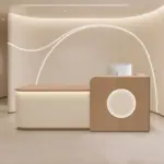 Luxury Compact Counter - Modern Boutique & Convenience Store Desk