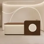 Luxury Compact Counter - Modern Boutique & Convenience Store Desk